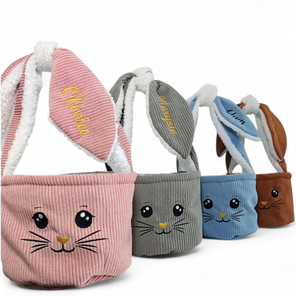 Koszyk Wielkanocny dla dziecka szary