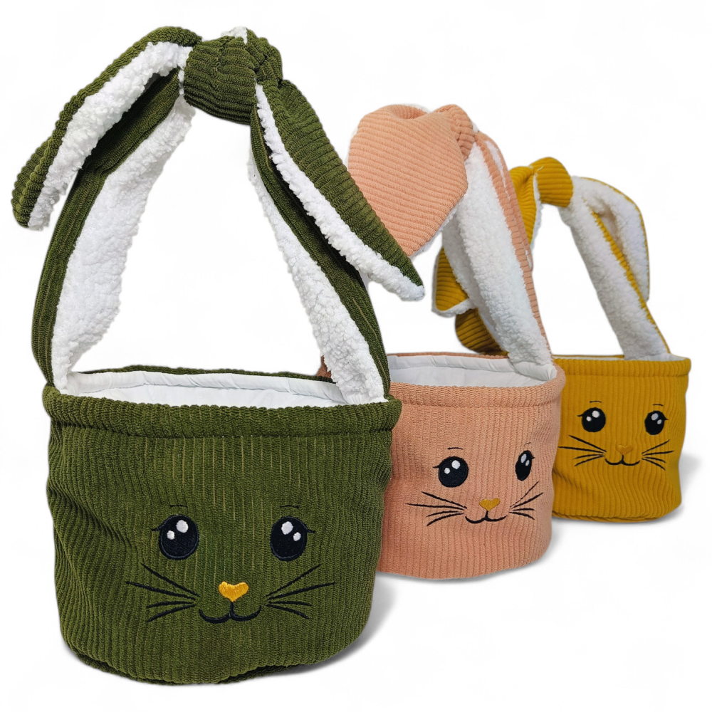 Koszyk Wielkanocny dla dziecka żółty