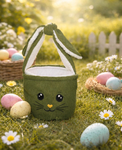 Koszyk Wielkanocny dla dziecka zielony