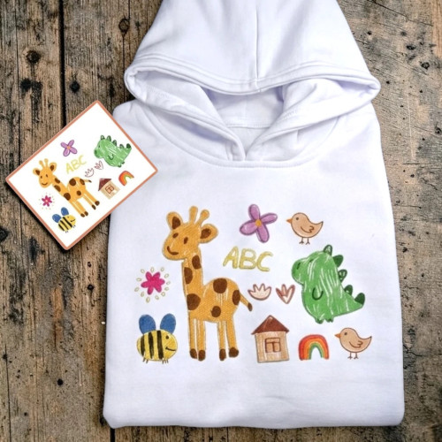 Bluza Personalizowana z haftem RYSUNKU DZIECKA